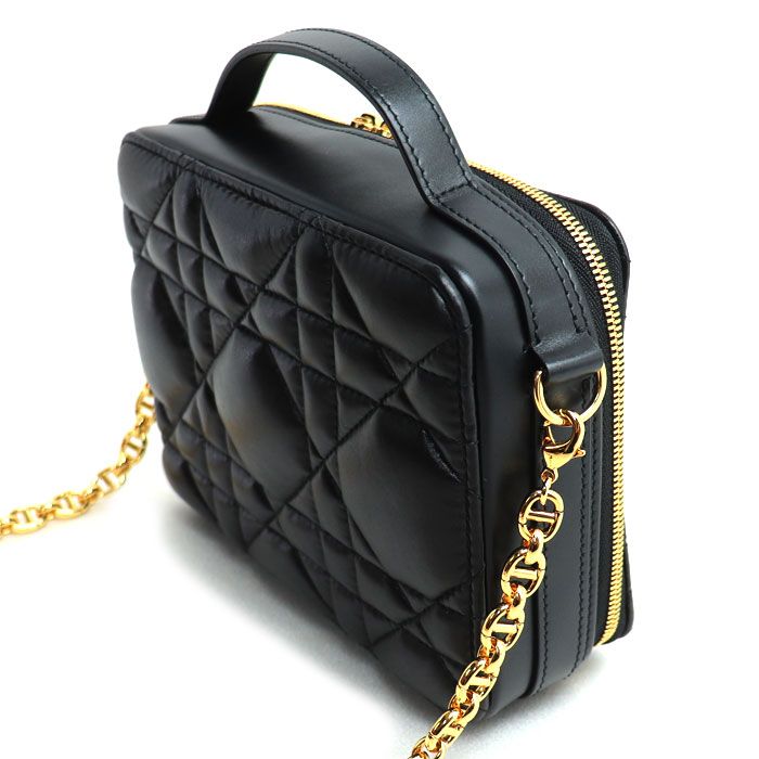 Dior Macro Cannage Caro Leather 2way Shoulder Bag