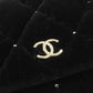 Chanel Velvet Chain Clutch