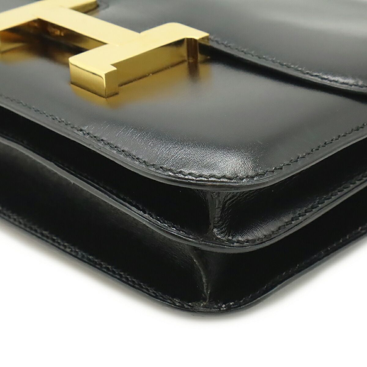Hermes Constance3 Mini18 Box Calf Shoulder Bag