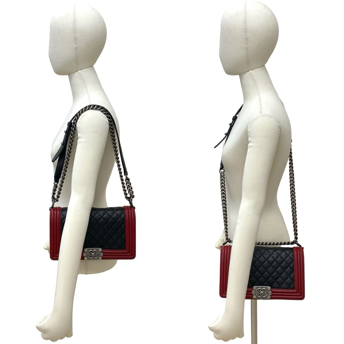 CHANEL Boy Chanel Lambskin Shoulder Bag