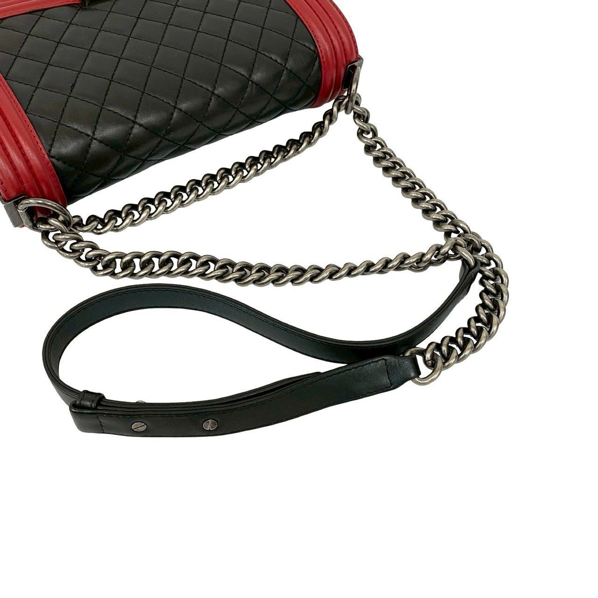 CHANEL Boy Chanel Lambskin Shoulder Bag