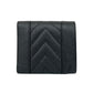 Chanel Mademoiselle Caviar Leather Tri Fold Wallet