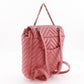 Chanel Chevron V Stitch Lambskin 2way Backpack