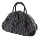 Christian Dior Double Saddle Bag Trotter Canvas Handbag