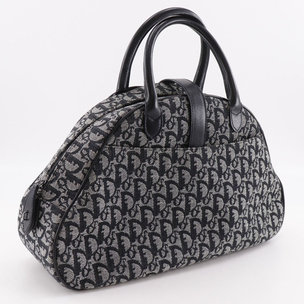 Christian Dior Double Saddle Bag Trotter Canvas Handbag