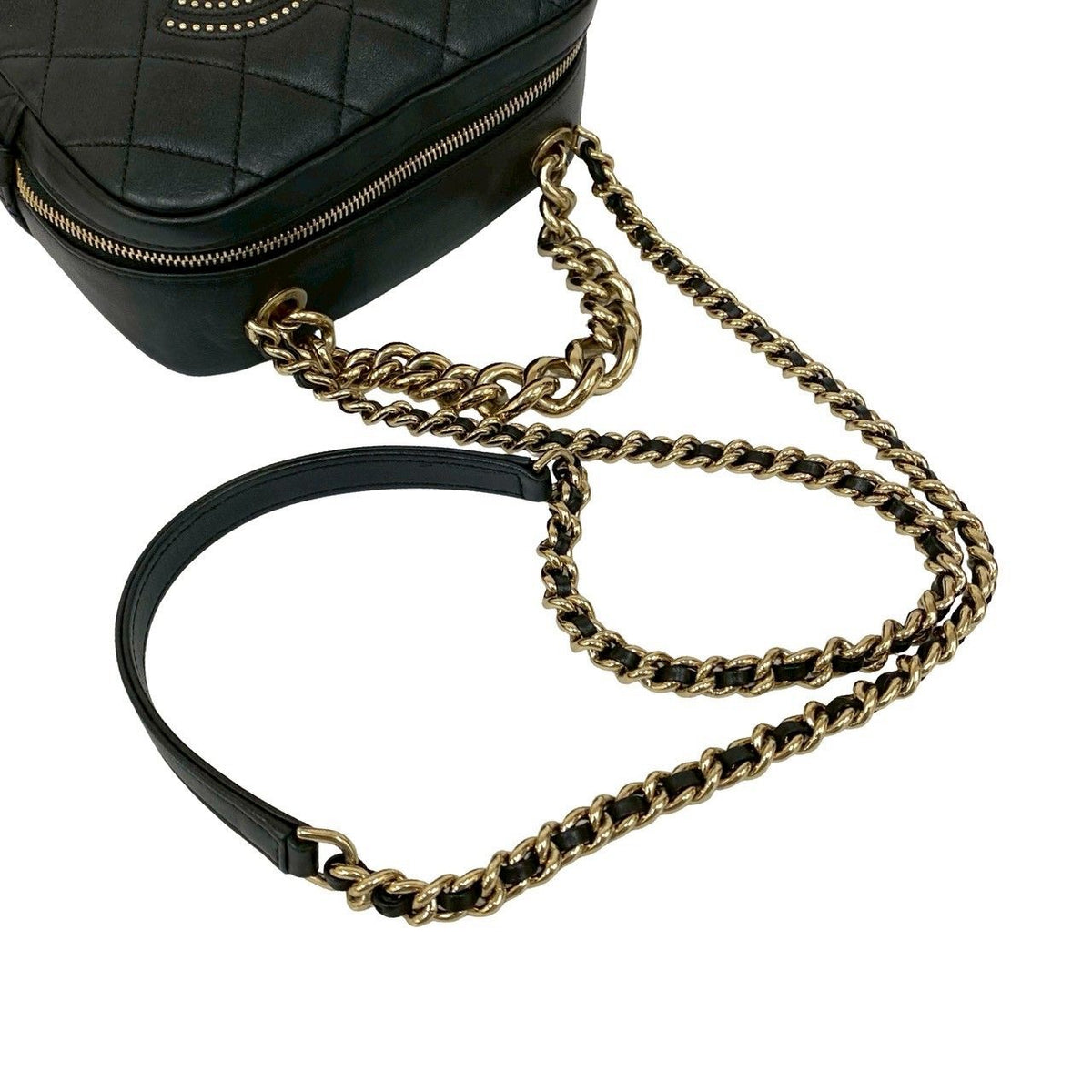 Chanel Matelasse Coco Studs Leather 2way bag