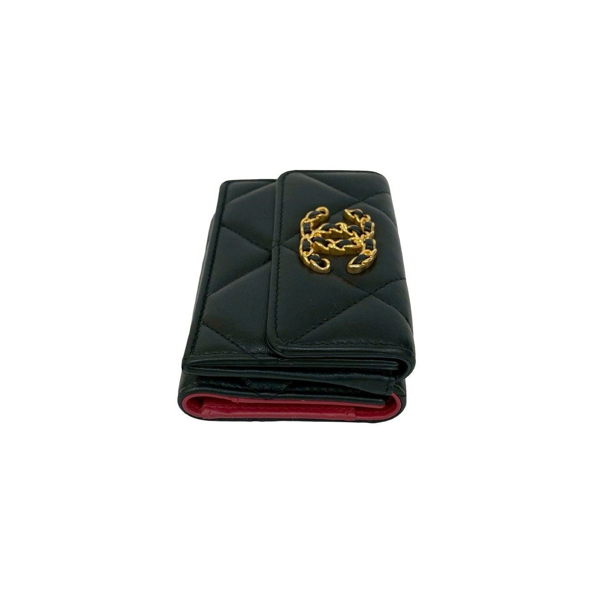 Chanel 19 Lambskin Trifold Wallet