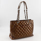 Chanel Grand Shopping Tote Patent Tote Bag