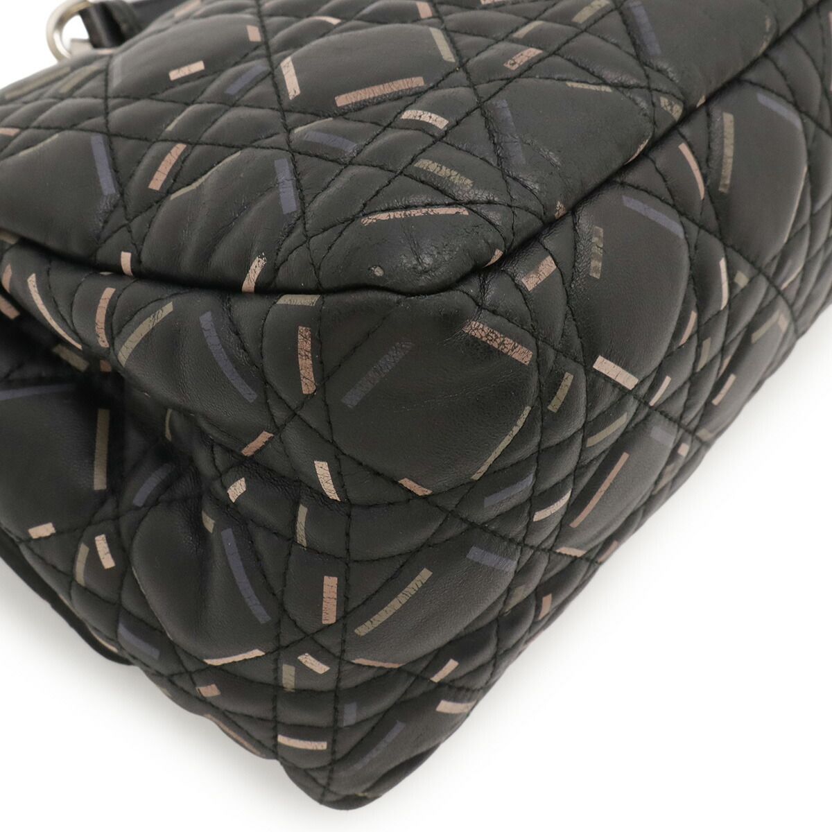 Christian Dior New Lock Leather Shoulder Bag