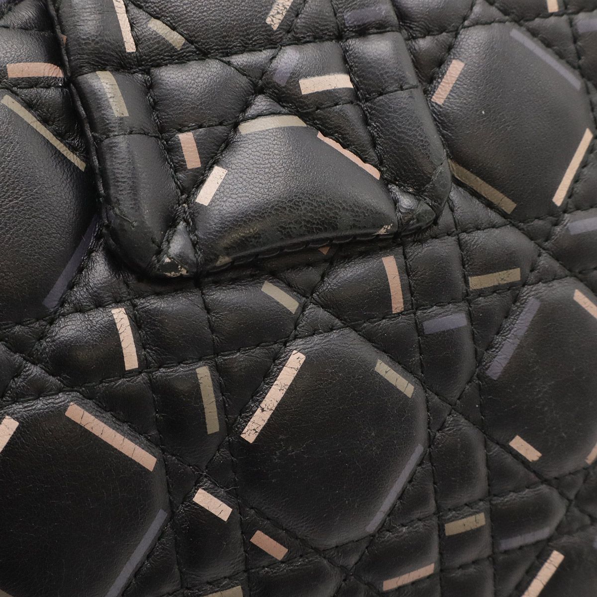 Christian Dior New Lock Leather Shoulder Bag