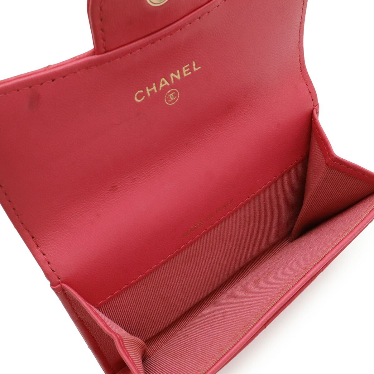 Chanel Matelasse Lambskin Card Case