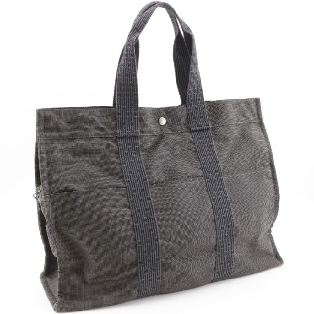 Hermes Herline GM Nylon Canvas Tote Bag