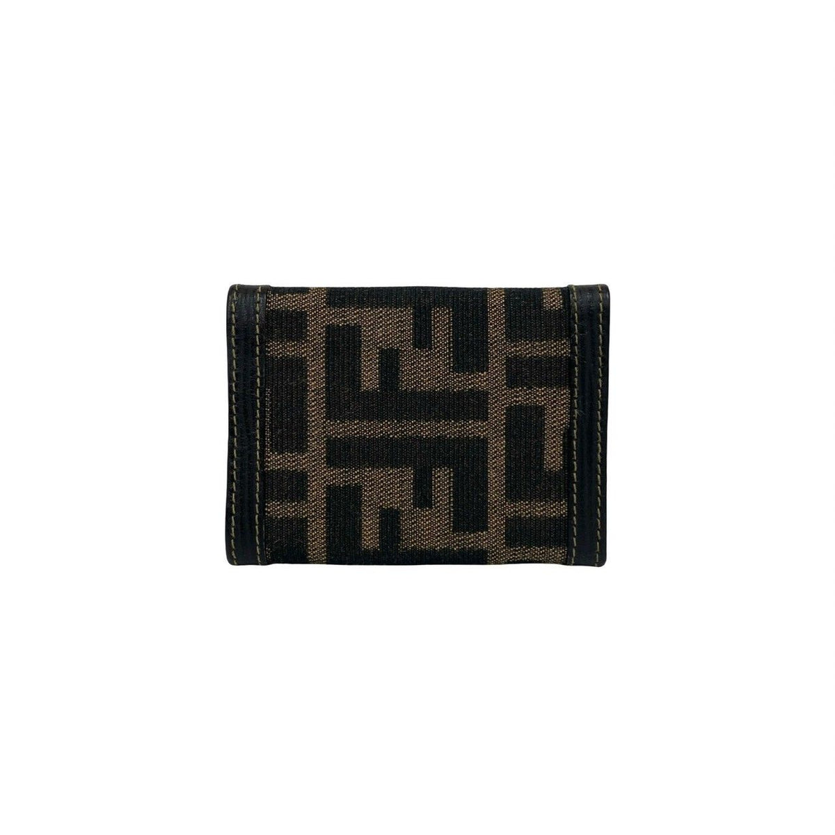Fendi Zucca Canvas Leather Key Case