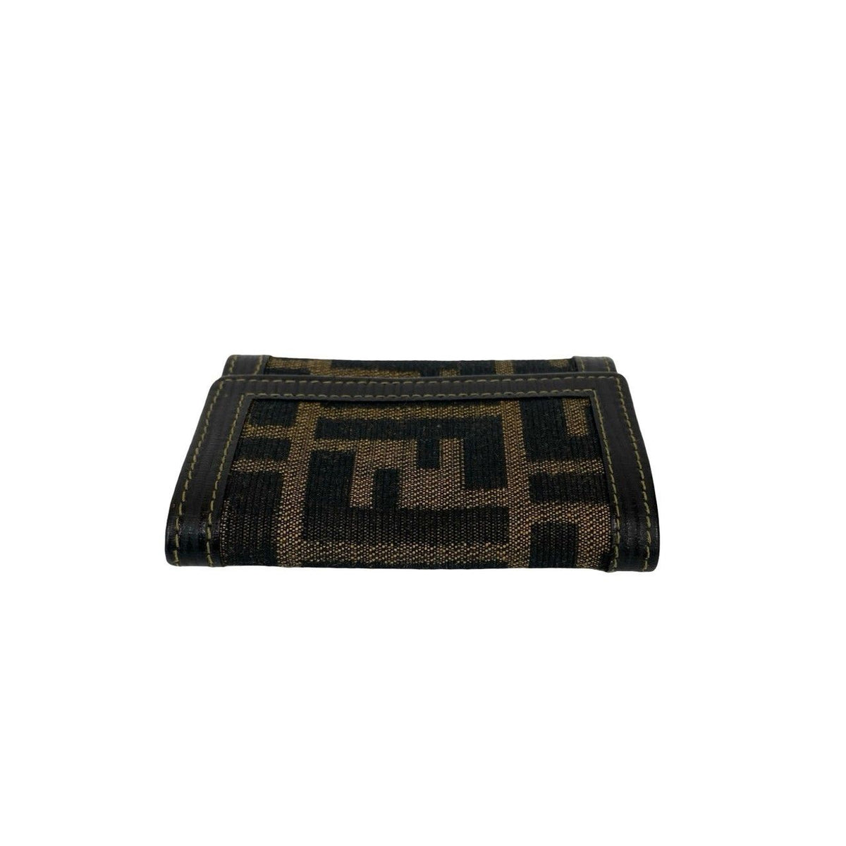 Fendi Zucca Canvas Leather Key Case