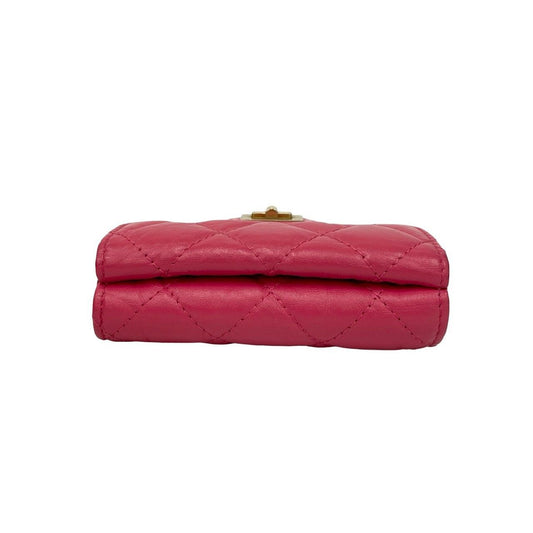 Chanel 2.55 Lambskin Trifold Wallet