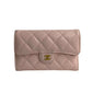 Chanel Matelasse Leather Bifold Wallet