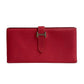 Herm s B arn Soufflet Chevre Long Wallet