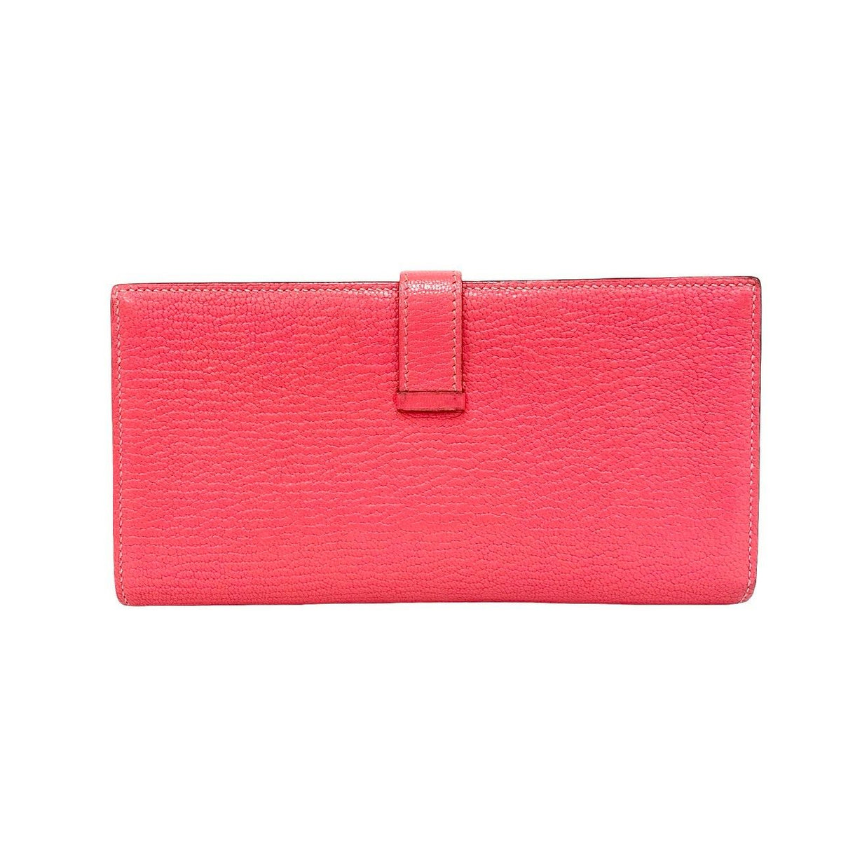 Herm s B arn Soufflet Chevre Long Wallet