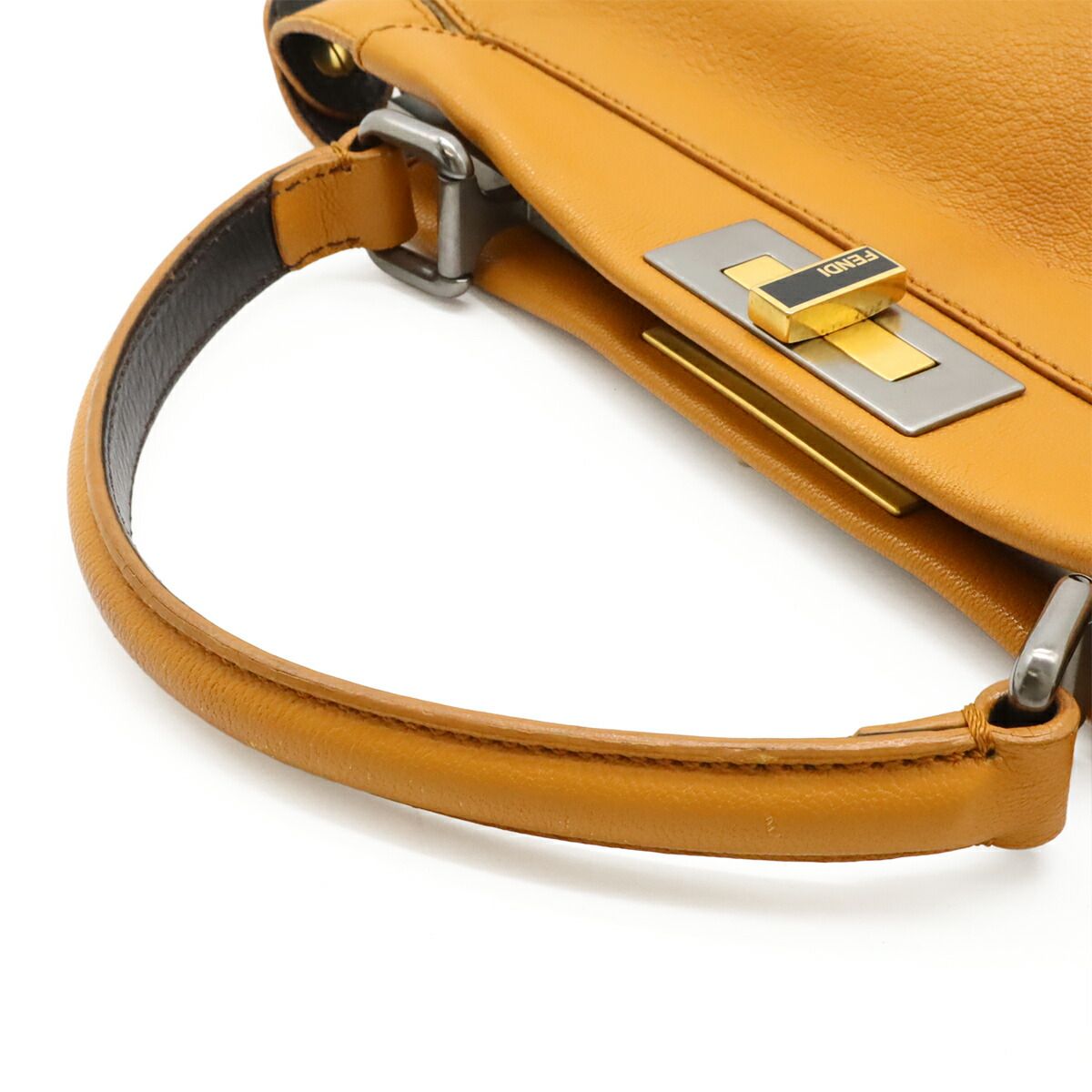 Fendi Peekaboo Leather Python 2way Bag