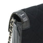 Chanel 2.55 Matelass  Canvas Patent Leather Shoulder Bag