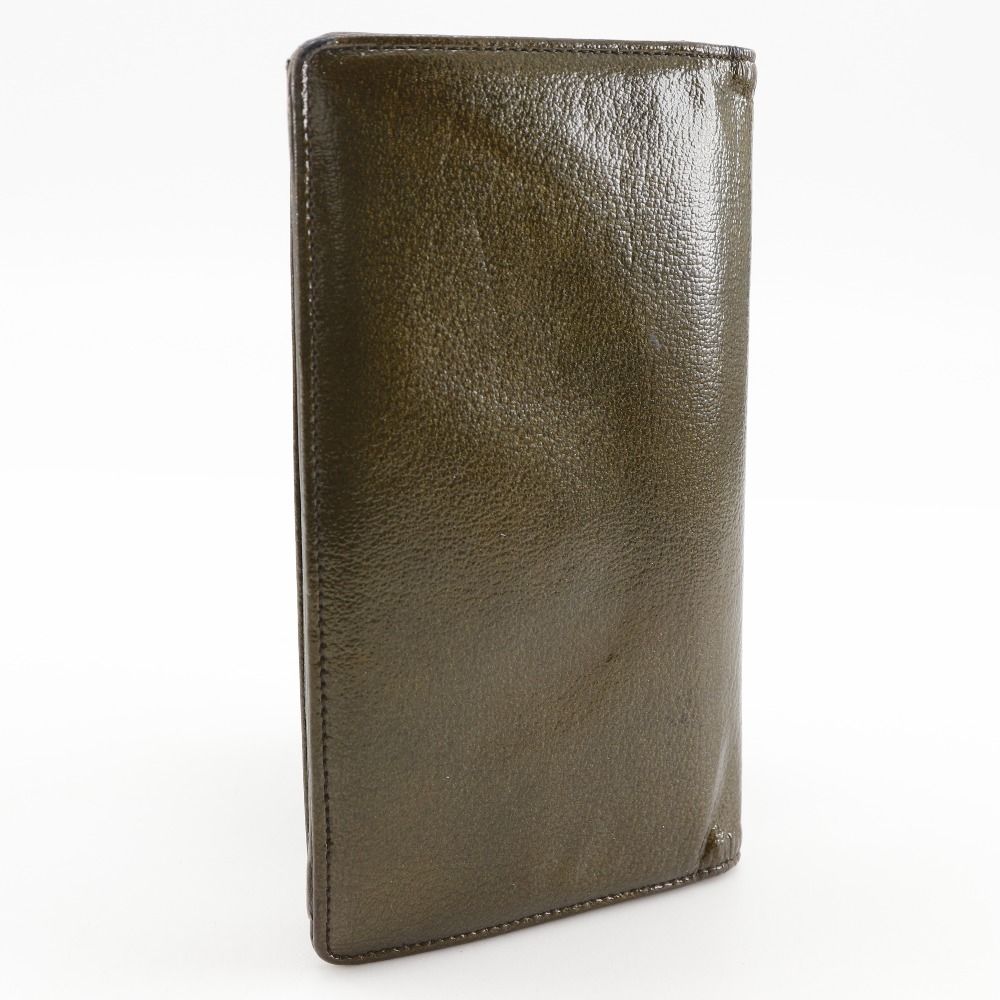Chanel Coco Mark Patent Leather Long Wallet
