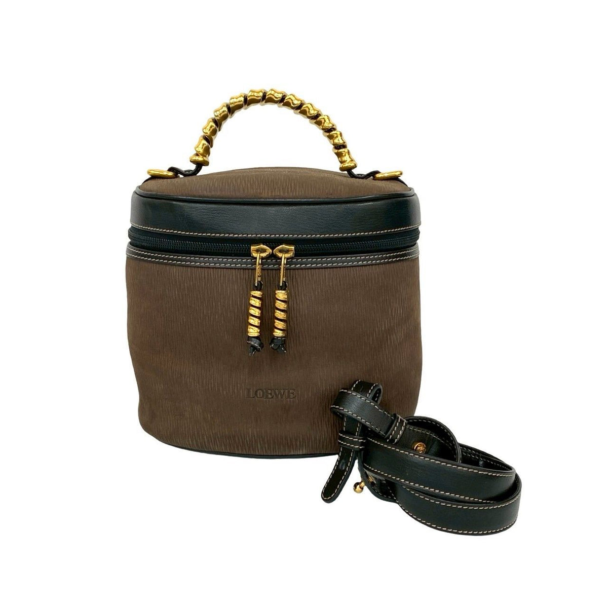 Loewe Velazquez Suede Leather 2way Bag