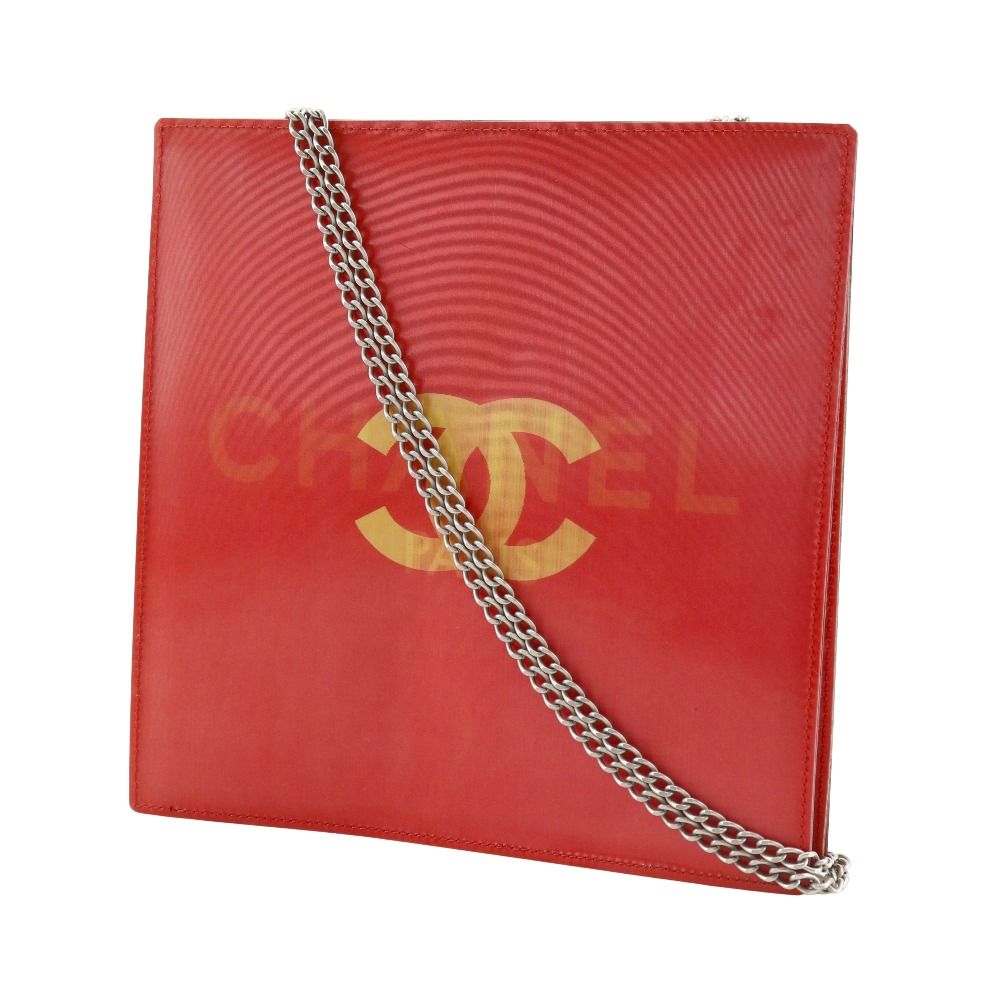Chanel Hologram Chain Shoulder Bag Vinyl Shoulder Bag