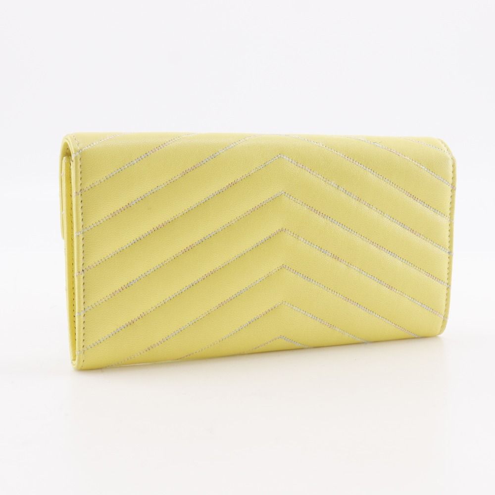 Chanel V Stitch Lambskin Long Wallet