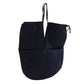 Chanel Pearl Logo Satin Shoulder Bag