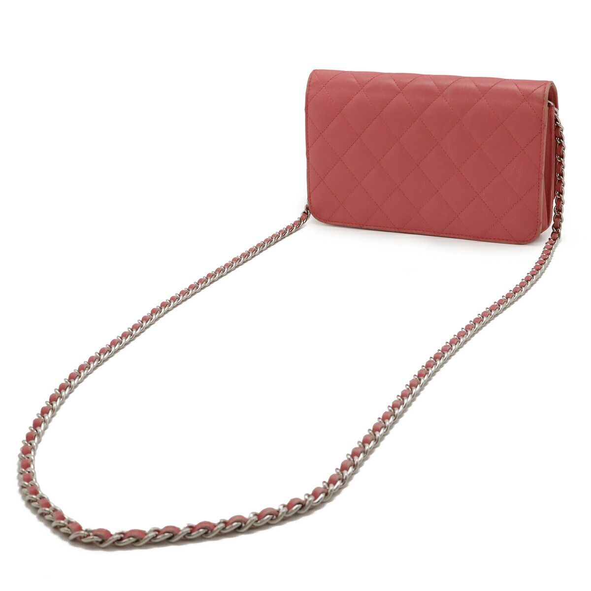 Chanel Simply CC Matelasse Leather Chain Wallet Shoulder Bag
