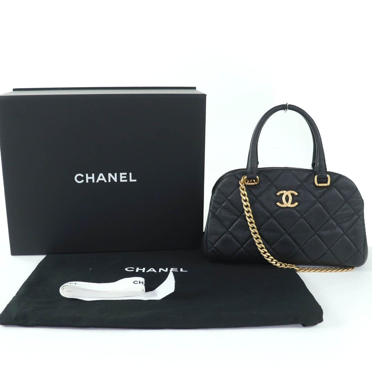 Chanel Matelasse COCO Mark Caviar 2way Bag