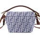 Fendi Mamma Baguette Denim Shoulder Bag
