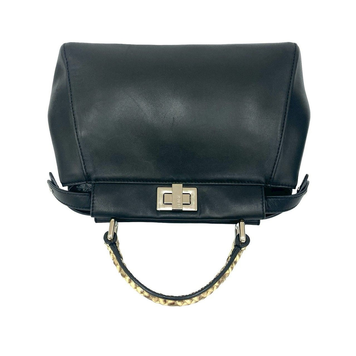 Fendi Peekaboo Python Leather 2way bag