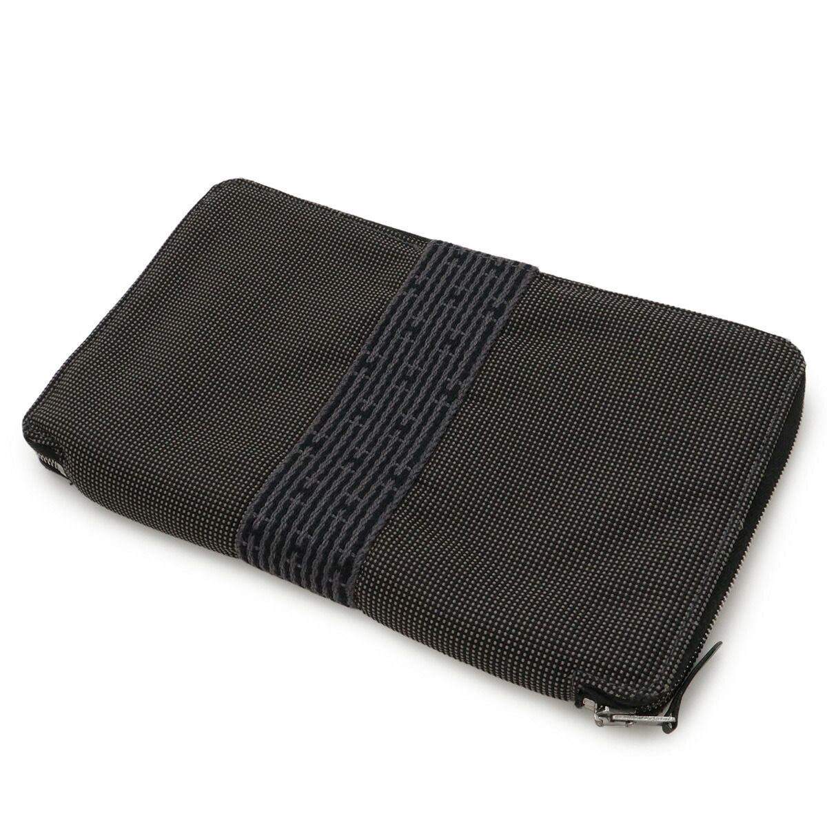 Hermes Herline Canvas Long Wallet