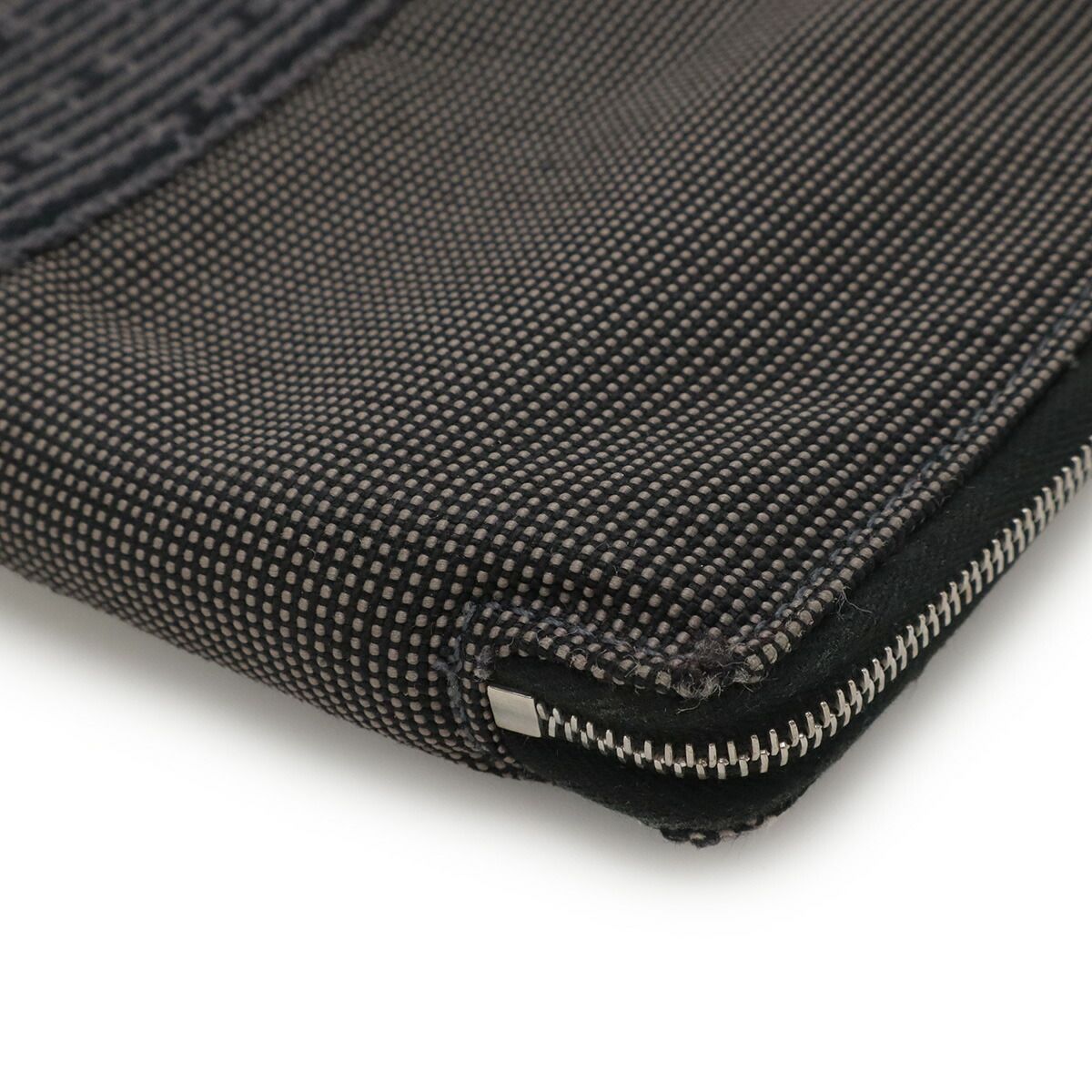 Hermes Herline Canvas Long Wallet
