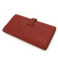 Hermes Bearn Classic Emu Long Bifold Wallet