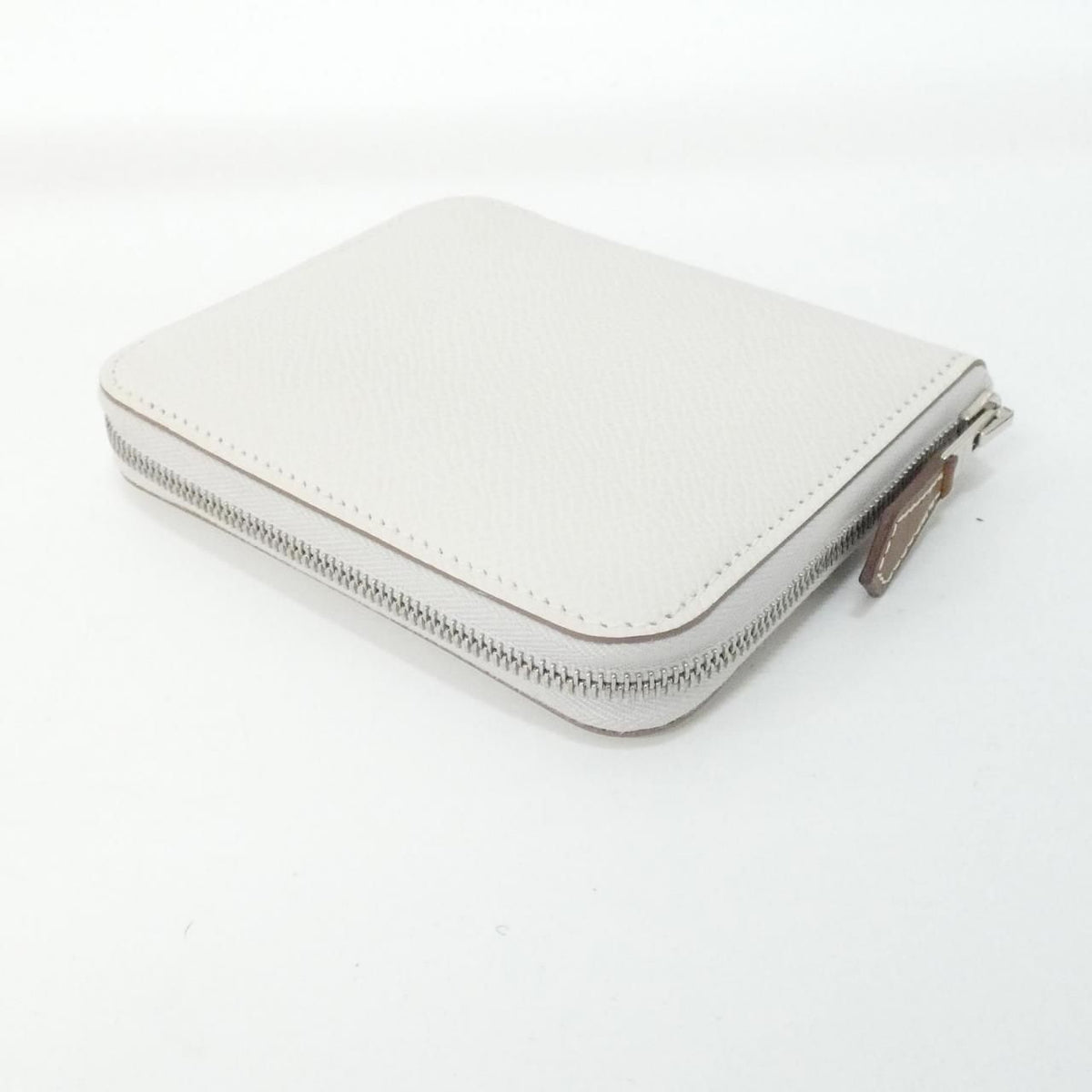 Hermes MORS & CO Silk In Compact Epsom Leather Wallet