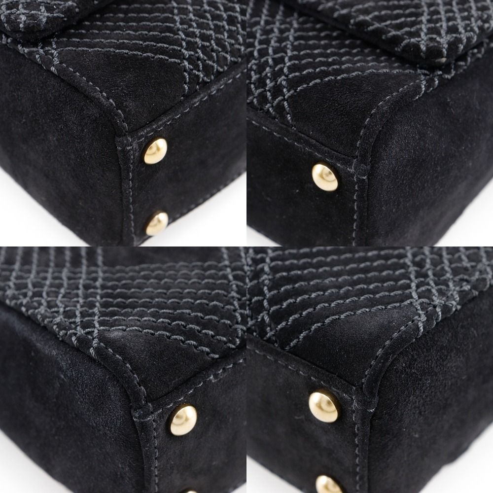 Chanel Wild Stitch Suede Shoulder Bag