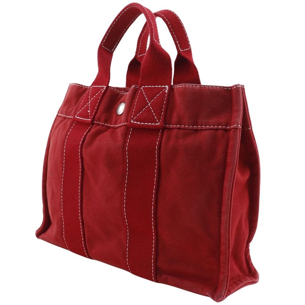 Hermes DeauvillePM Canvas Handbag