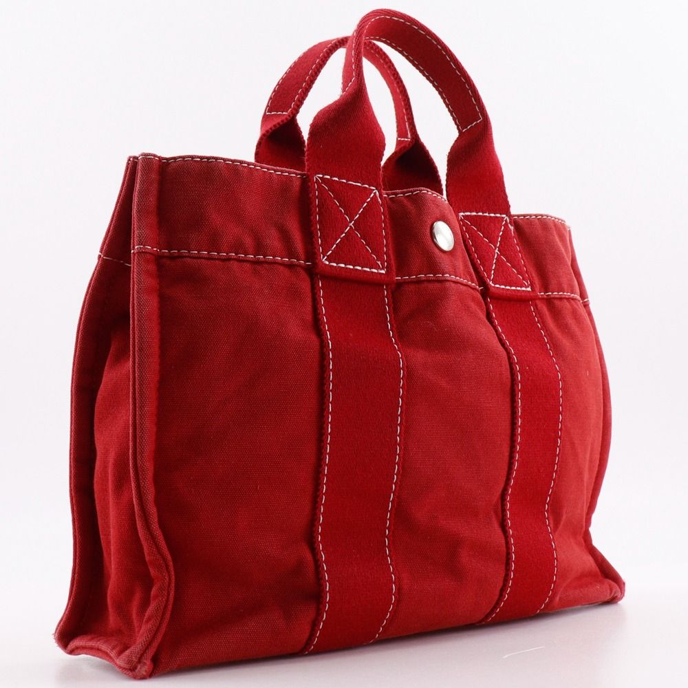 Hermes DeauvillePM Canvas Handbag