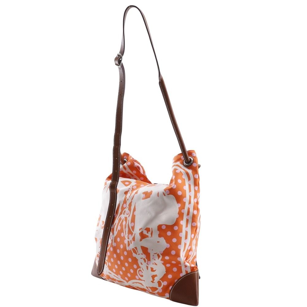Herm s Silky City PM Silk Shoulder Bag