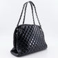 Chanel Mademoiselle Bowling Bag Patent Leather 2way Tote Bag