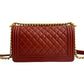 CHANEL Boy Chanel Lambskin Shoulder Bag