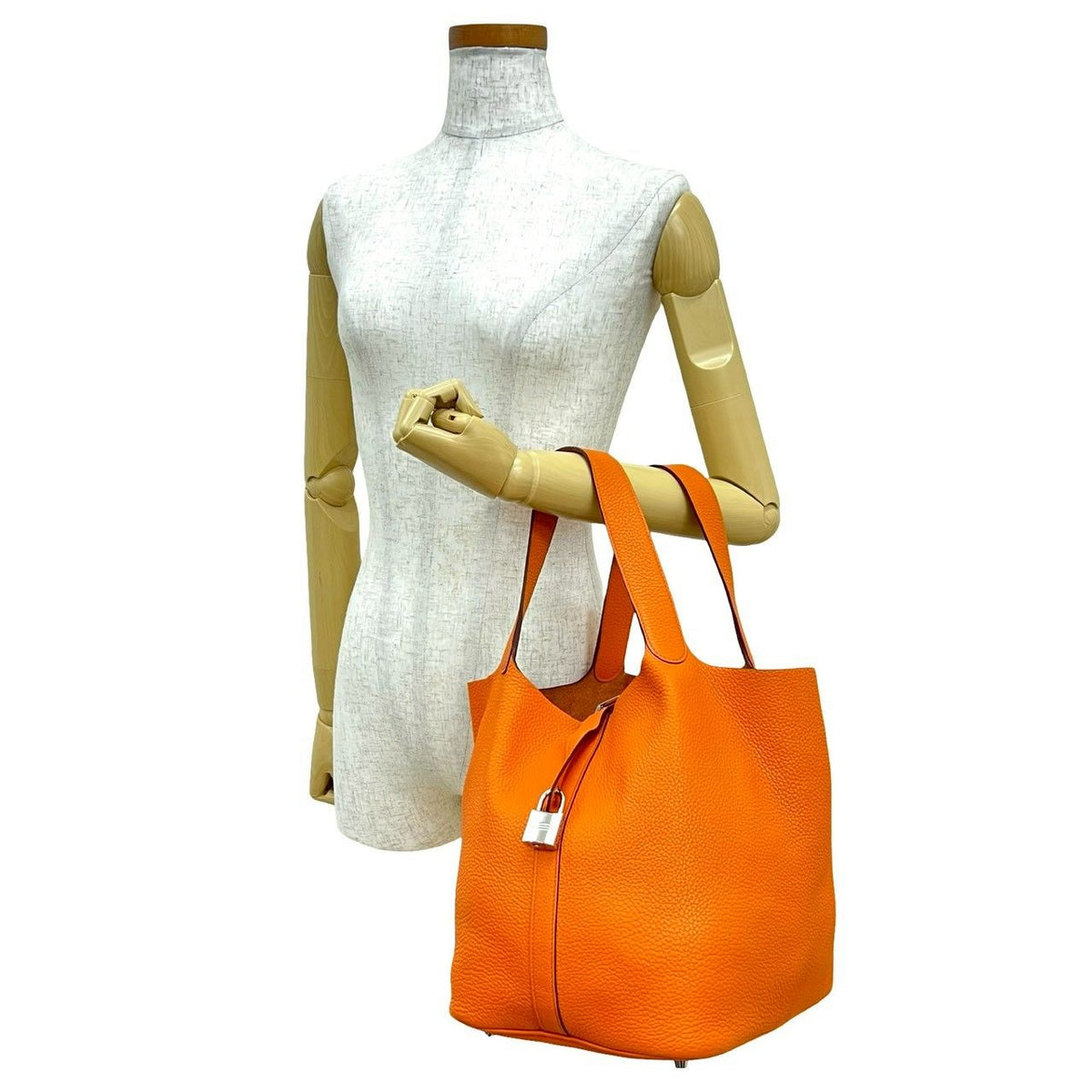 Hermes Picotin Lock GM Calfskin Handbag