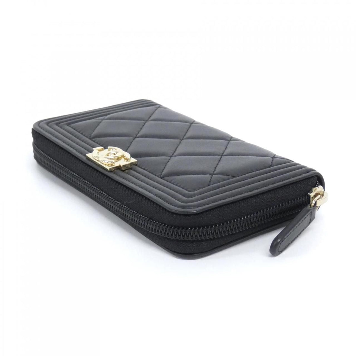 Chanel Boy Chanel Lambskin Wallet