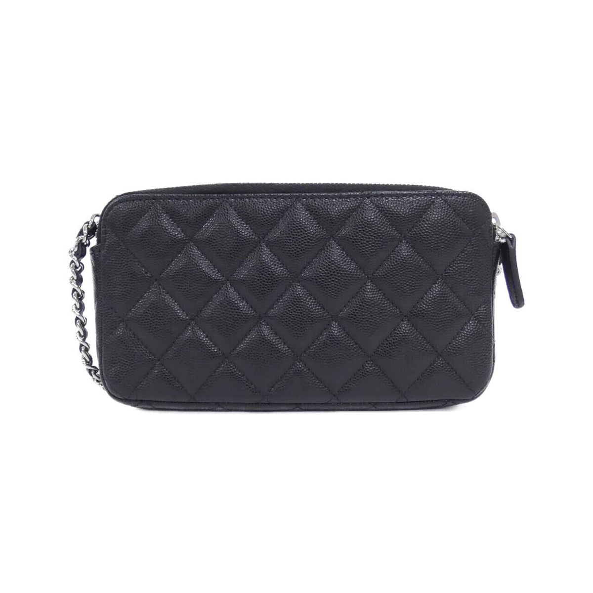 Chanel Caviar Skin Chain Wallet