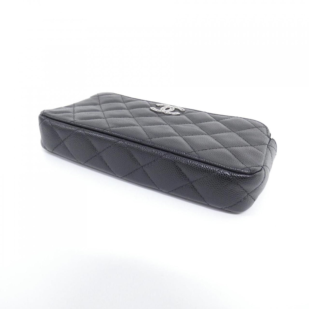 Chanel Caviar Skin Chain Wallet