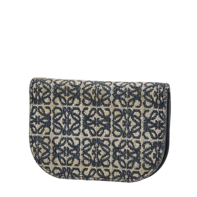 Loewe Goya Repeat Anagram Canvas Leather Coin Case