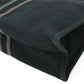 Herm s Fourre Tout Canvas Leather Clutch Bag