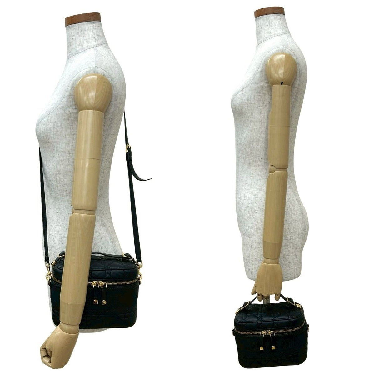 Christian Dior Cannage Leather 2way Bag